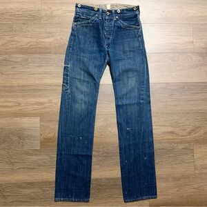 RRL Double RL Buckle Back Work Jeans Selvedge USA Made 29x33 Carpenter Utility